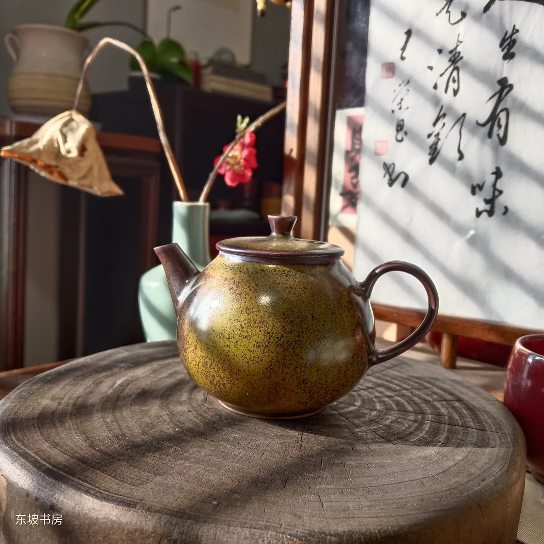 东坡文旦壶原矿钧瓷国家非遗