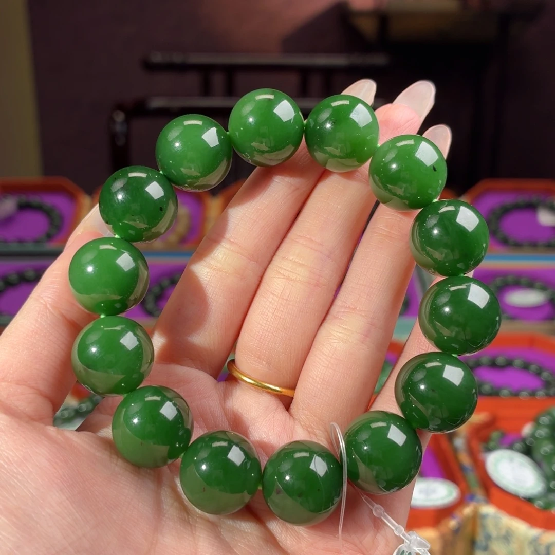 和田玉（碧玉）未镶嵌手串