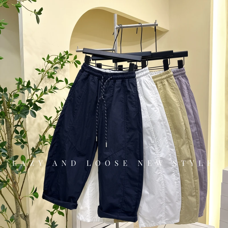 【潮趣百搭】儿童裤子夏季薄款2025新款洋气儿童休闲中大童长裤潮