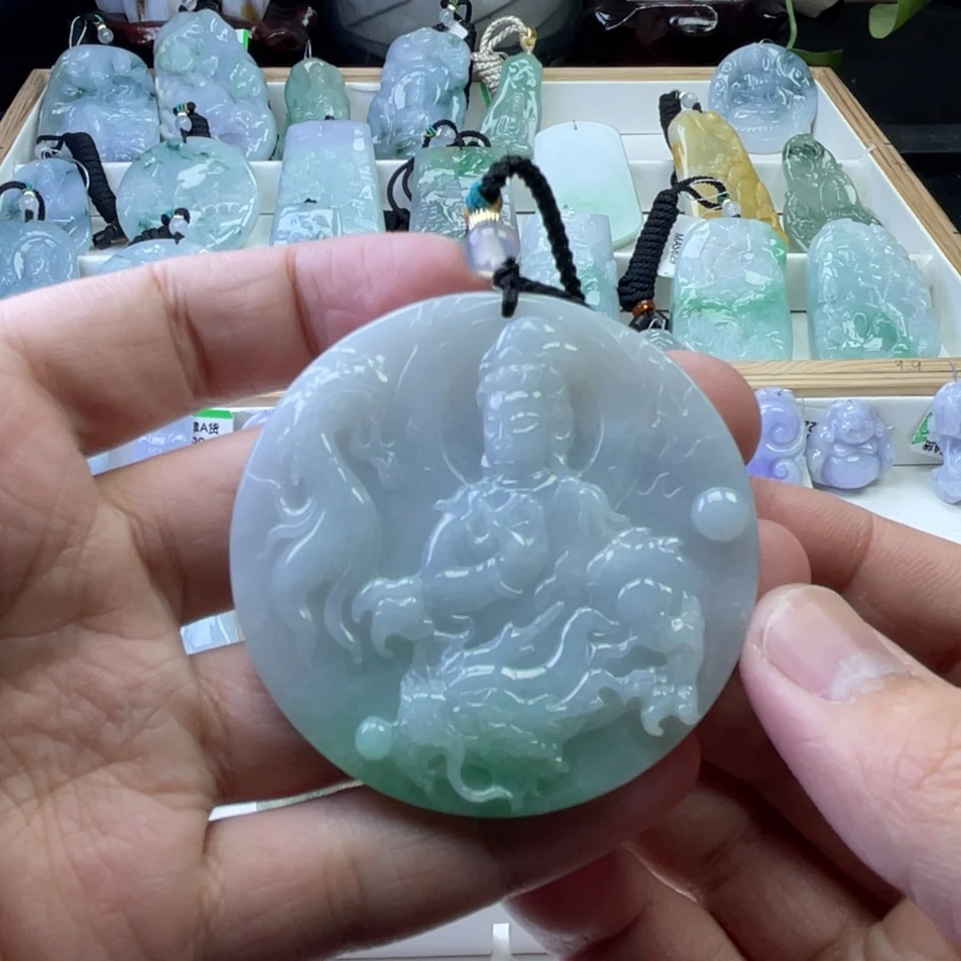 翡翠未镶嵌颈饰283