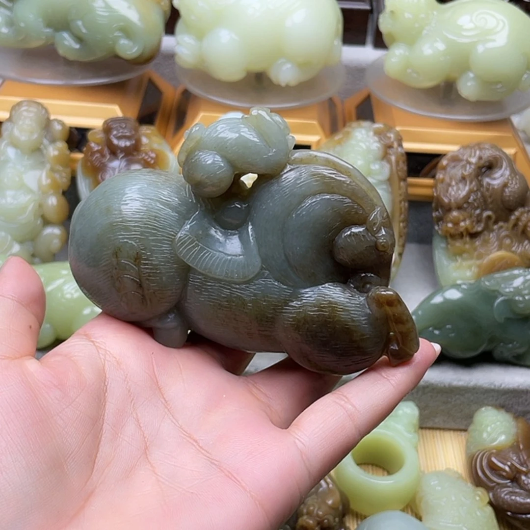 【闪购商品】和田玉未镶嵌挂件妳****香