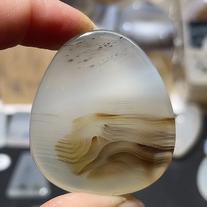 未镶嵌颈饰玛瑙/玉髓