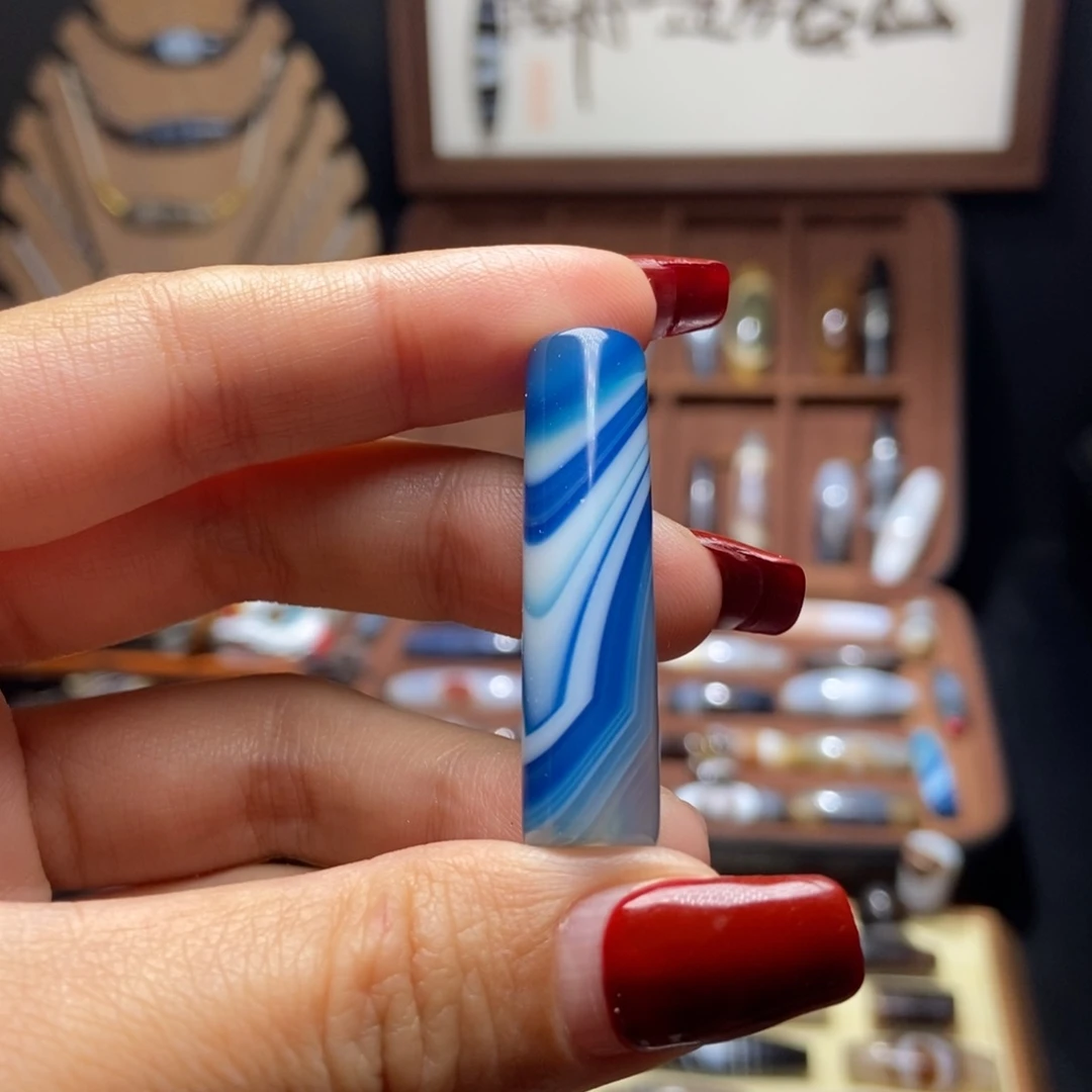 玛瑙/玉髓合金吊坠(赠链)