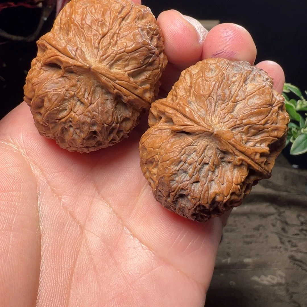 文玩核桃吊坠水龙纹元宝45mm