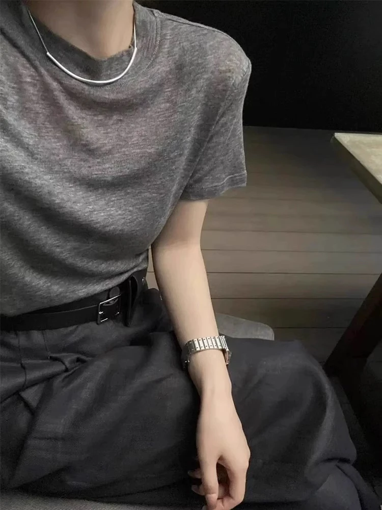 Coco 高级感面膜简约纯色T恤