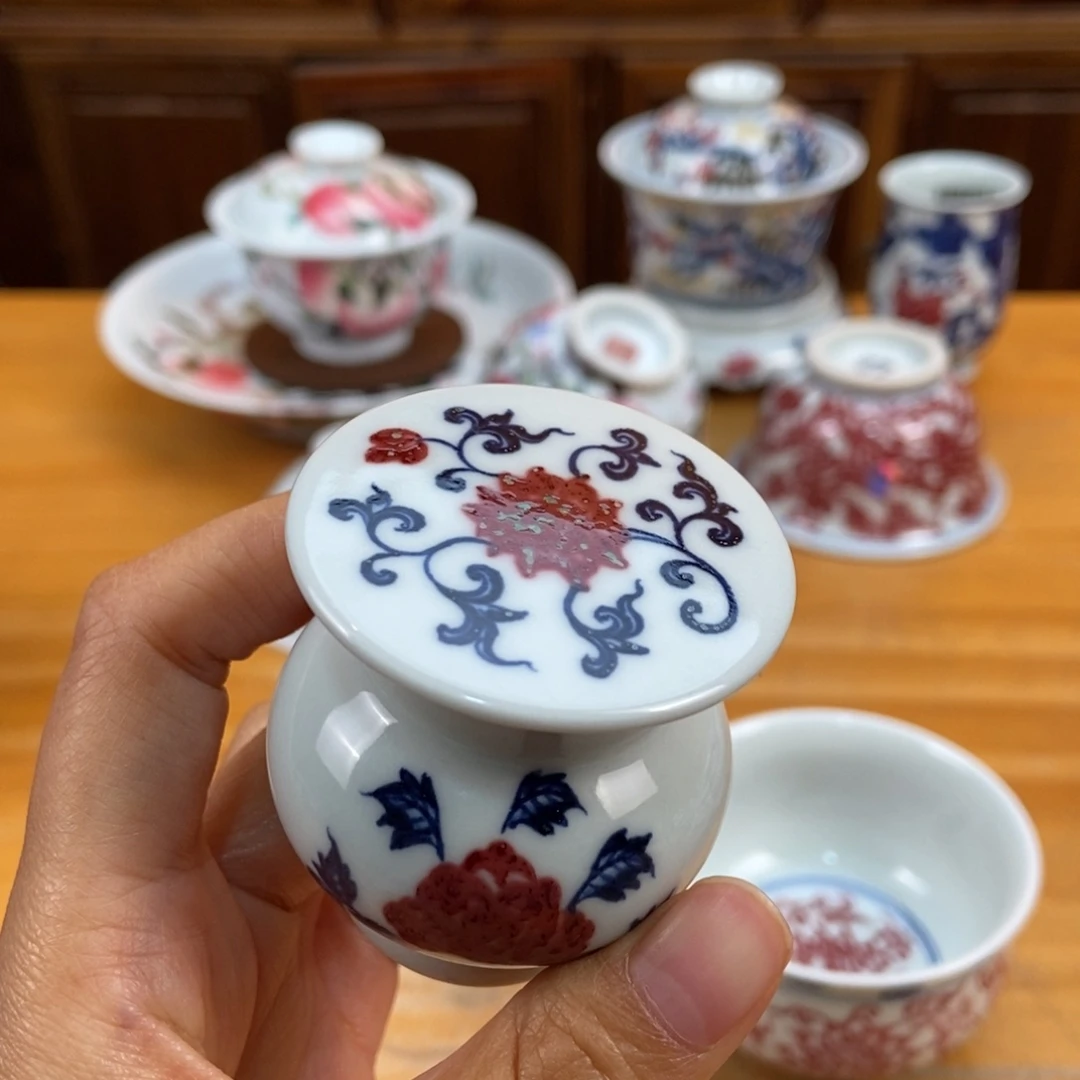 手绘现代茶具非古董
