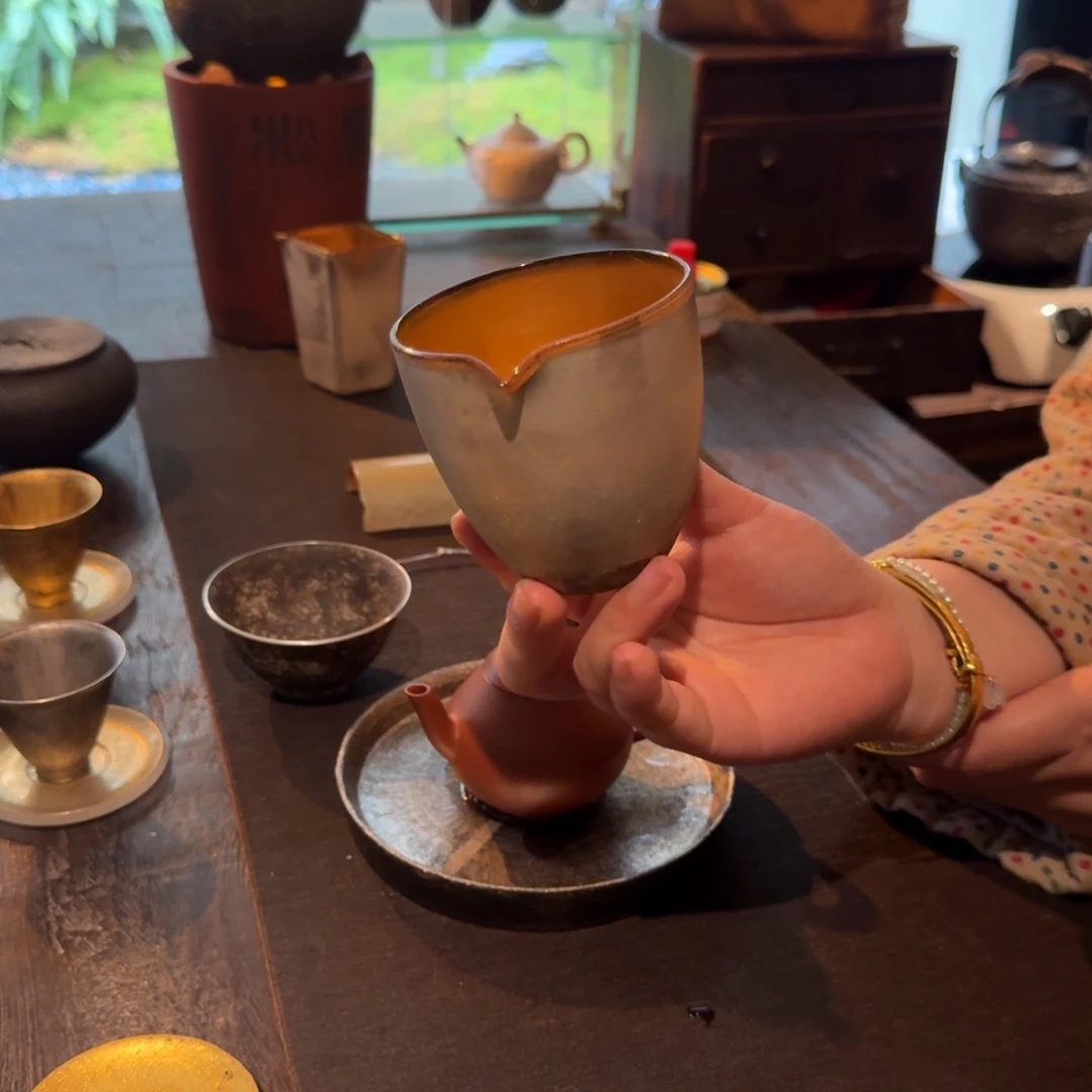 沁作品琉璃银公道杯9999