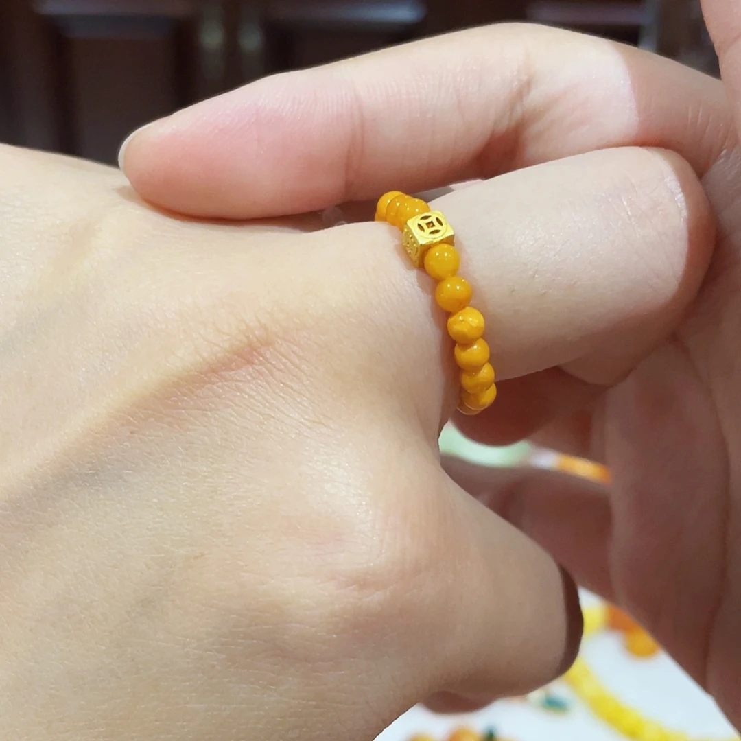 蜜蜡未镶嵌手链手串