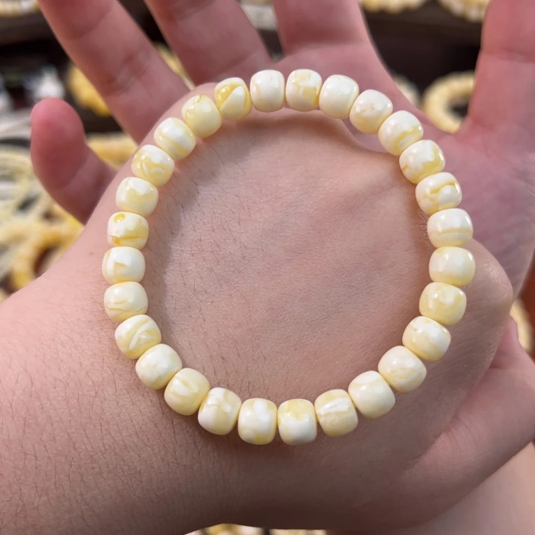 琥珀未镶嵌手串8mm