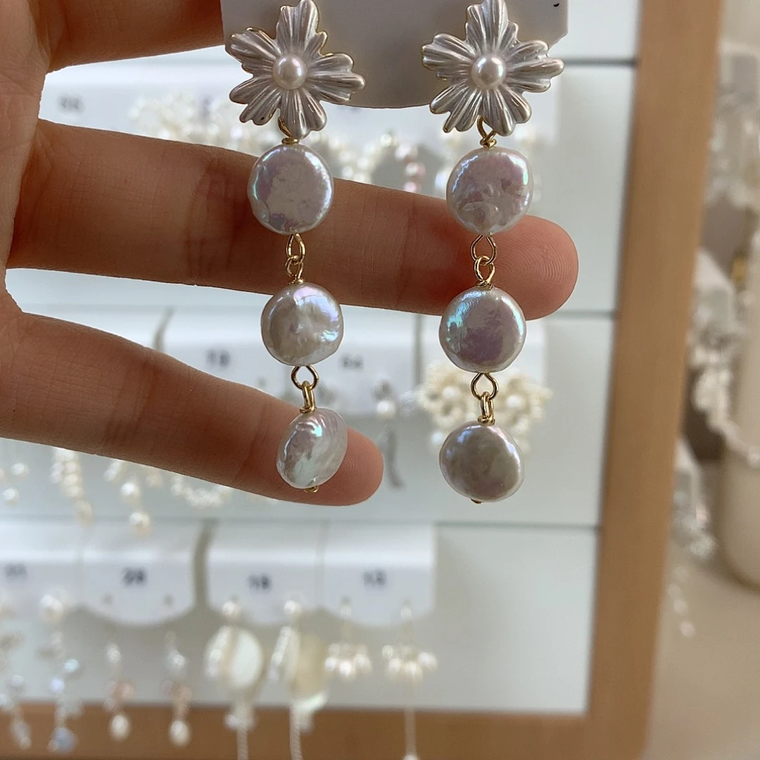 项链合金淡水珍珠