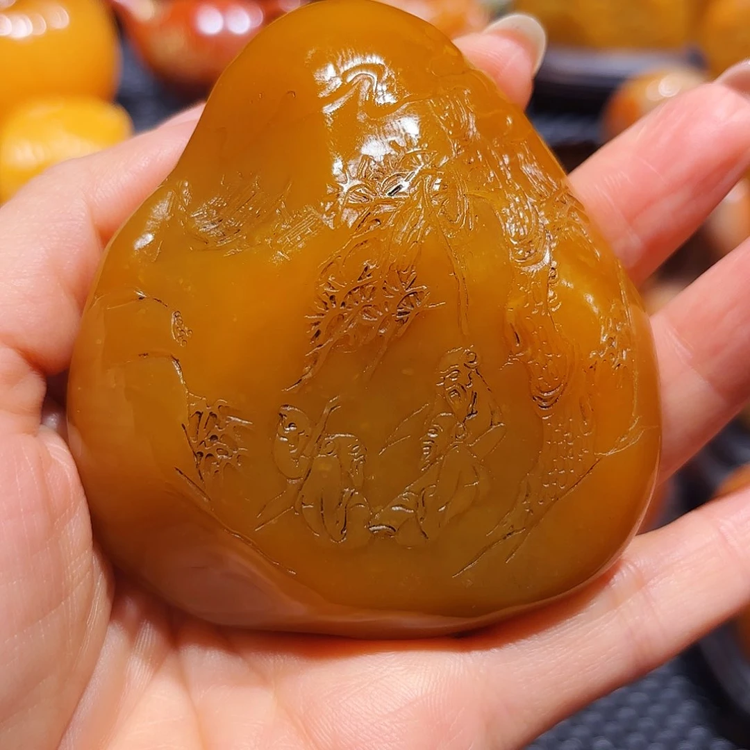 田黄石厚*石雕石雕石雕