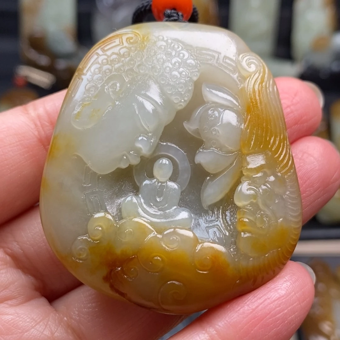 和田玉挂件未镶嵌