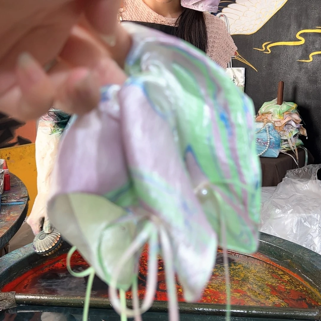 萌****椒532新款方巾发圈手作