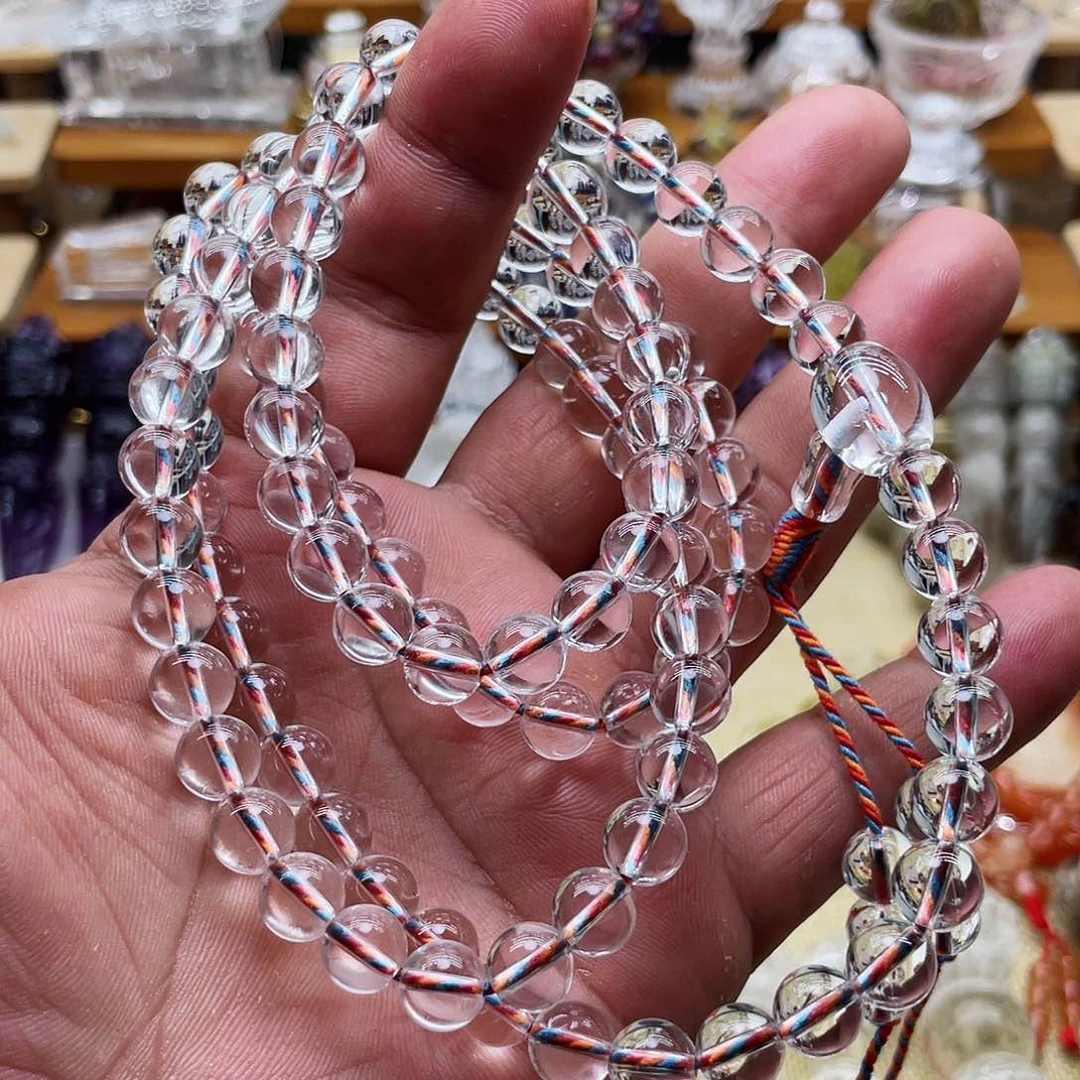 水晶颈饰未镶嵌朝*三吊坠