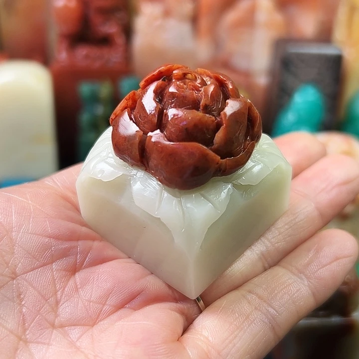 寿山石印石寿山石篆刻章