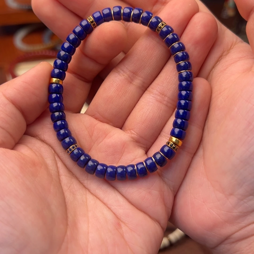 青金石手链未镶嵌多*