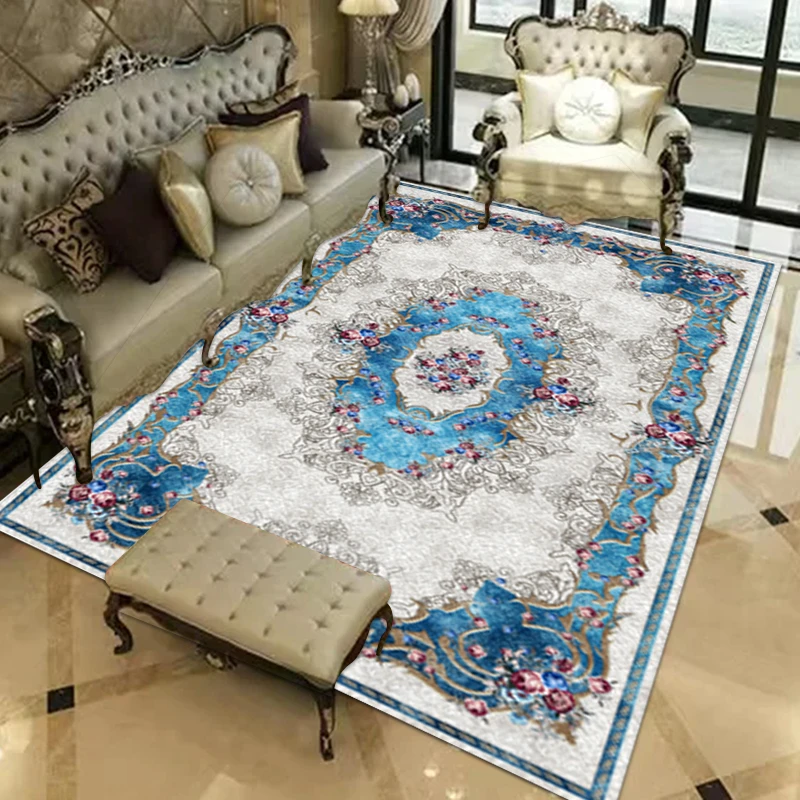 【蓝白波斯】200X300欧式家用客厅卧室吸水防滑百搭地毯吸水防滑
