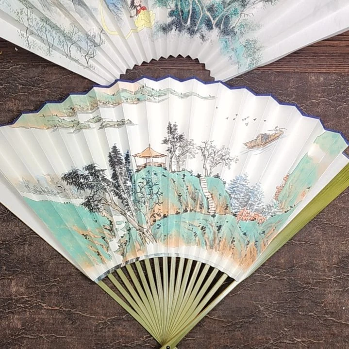 扇子手绘扇面  95  16方2.0排口