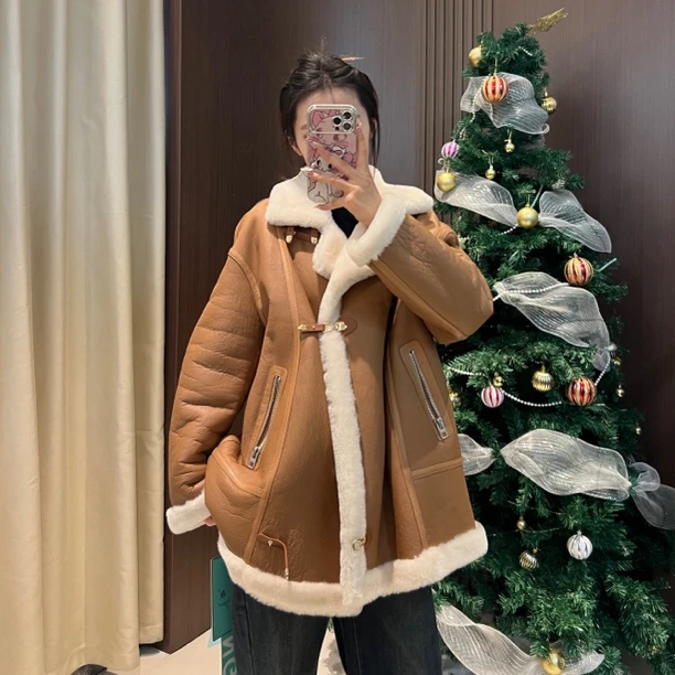 【幻歌系列】皮毛一体外套Dj-213