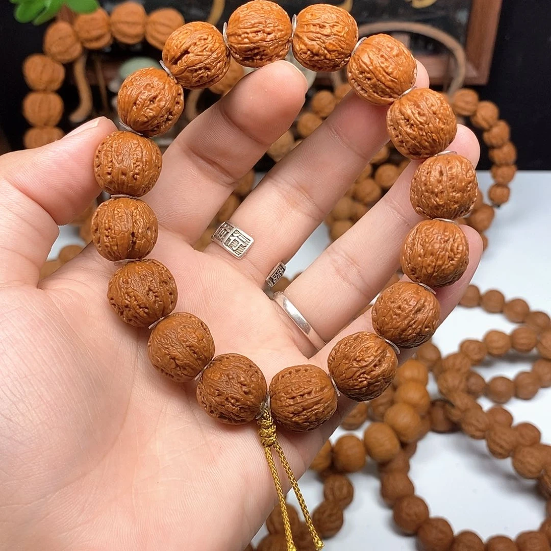 手串文玩核桃16蚂蚁纹微瑕