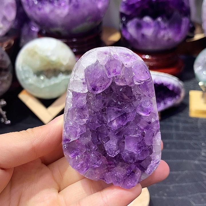 未镶嵌珠宝半成品紫晶