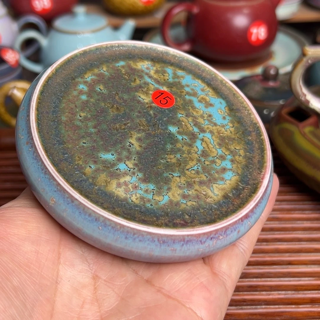手工制作钧窑茶器