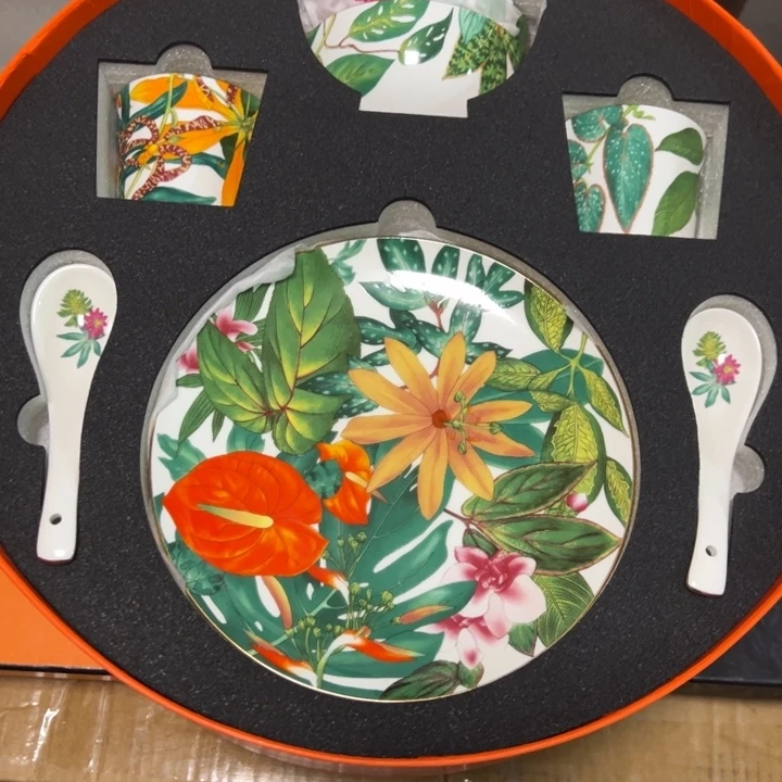 玻璃欧美陶瓷餐具摆件155