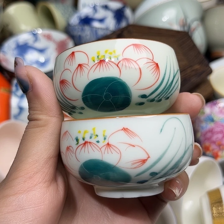2只微瑕茶具茶具茶具