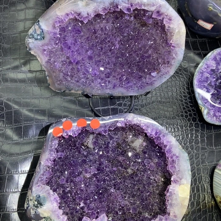 珠宝半成品水晶未镶嵌聚宝盆