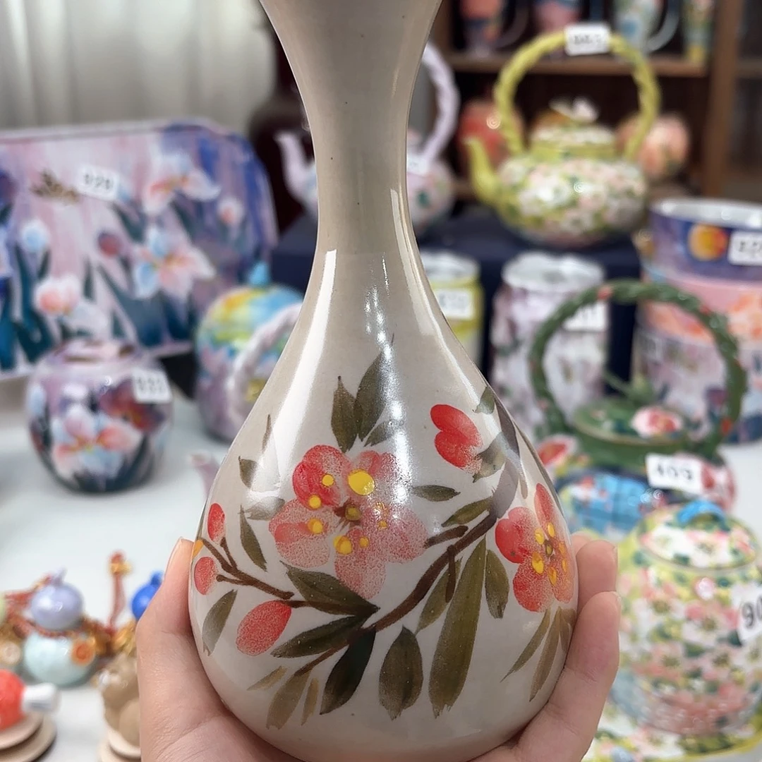 景德镇手绘高温釉下彩陶瓷茶具