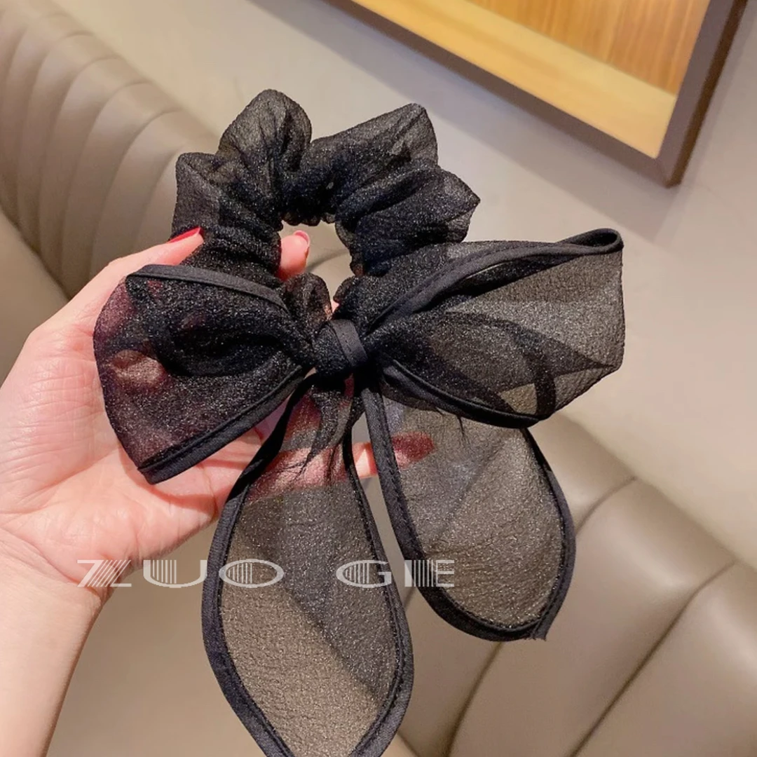 到手两个装~~拯救颅顶氛围感拿捏神器网纱发绳