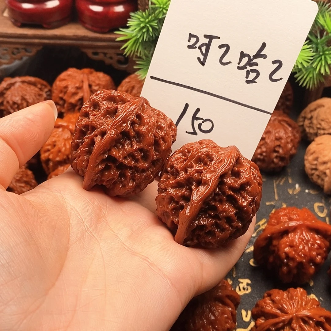 呵***哈文玩核桃把件将军膀呵