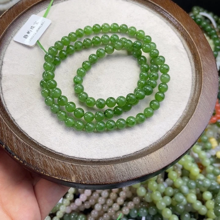 和田玉未镶嵌手链289