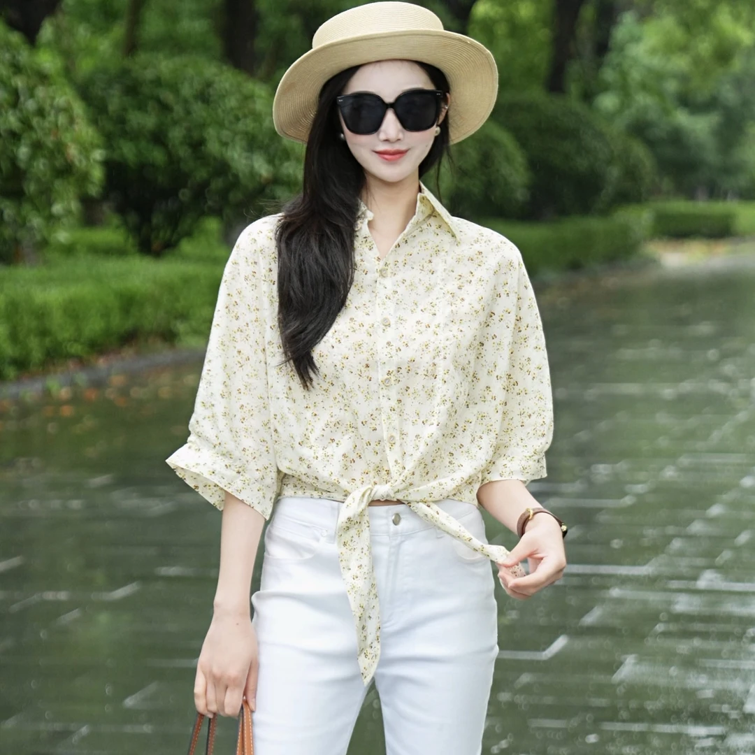 GIRDEAR/哥弟夏季短打休闲造型衬衫1301017