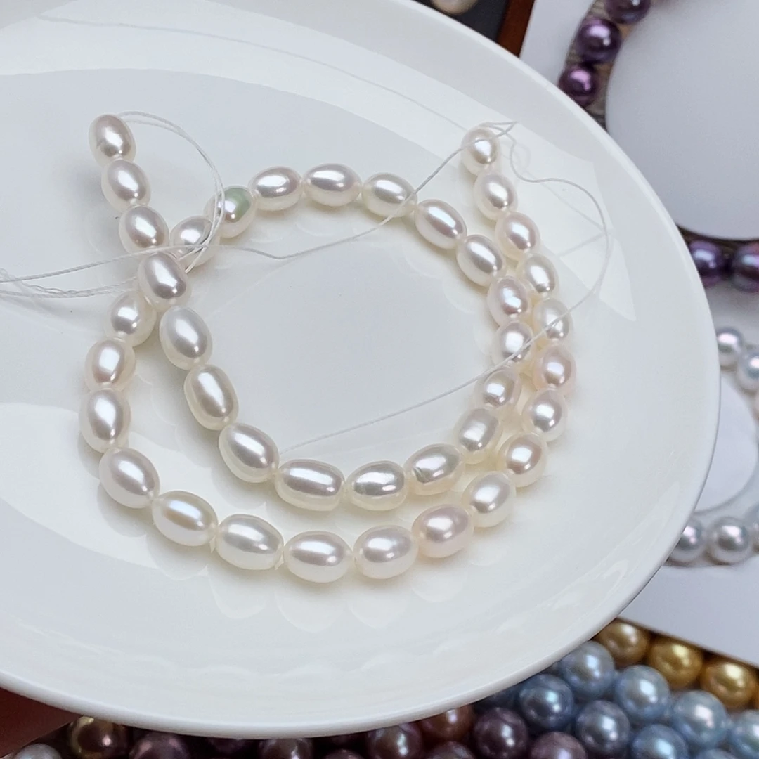 淡水珍珠耳饰银S925镶嵌