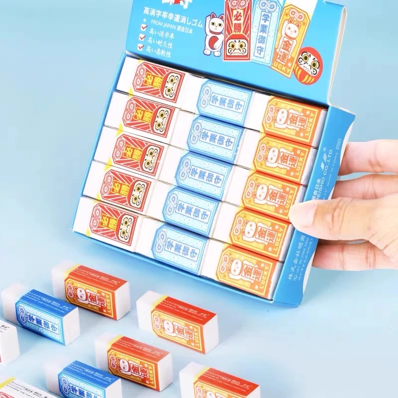 金运学生专用铅笔美术绘图橡皮擦除干净无碎屑三款六个