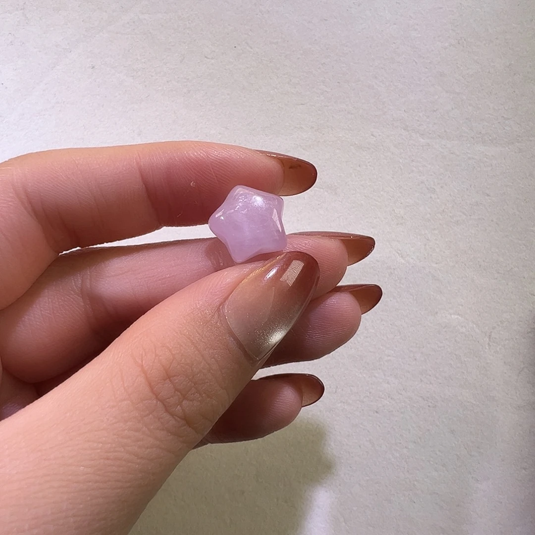 单珠未镶嵌锂辉石紫锂辉星星单珠