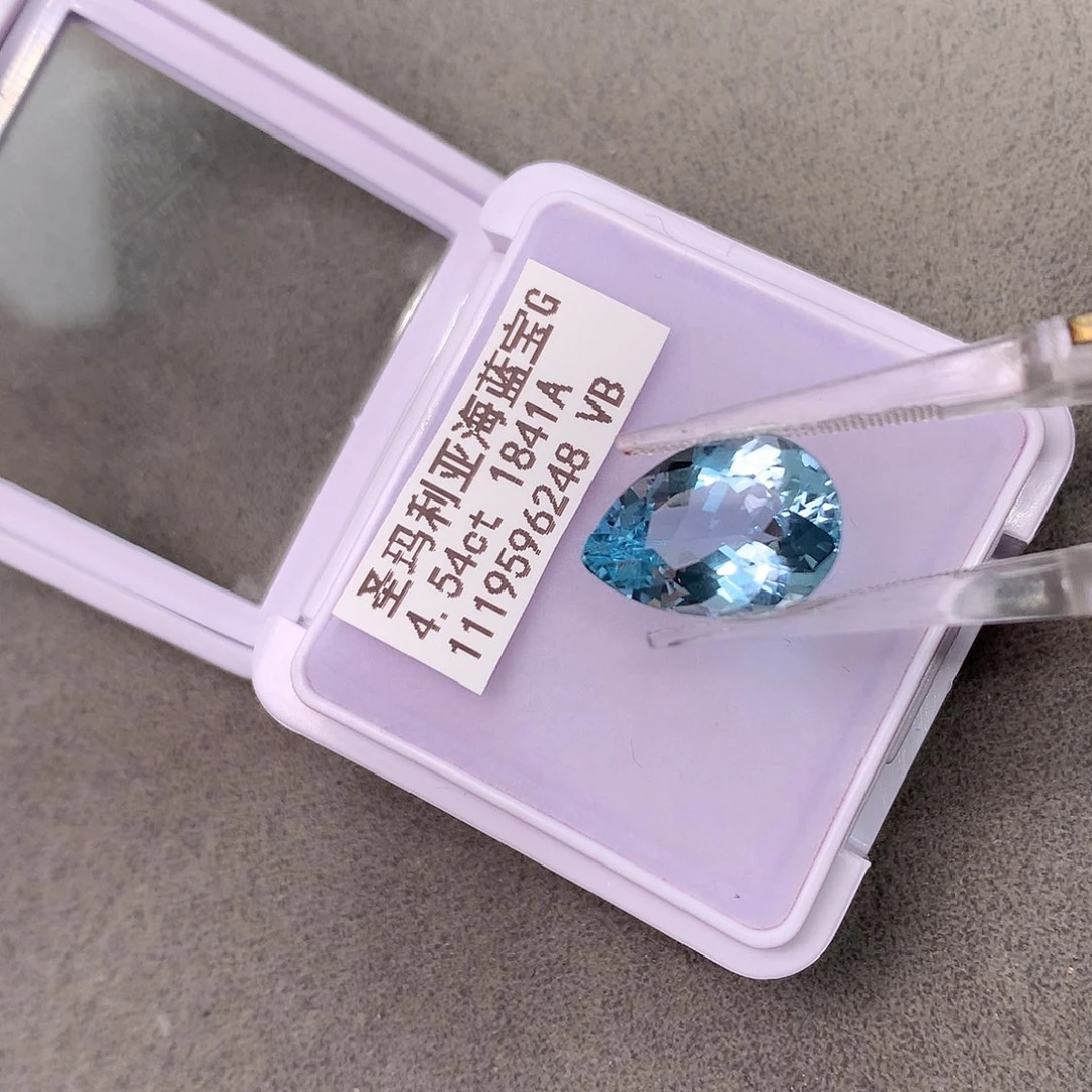 海蓝宝石裸石4.54克拉