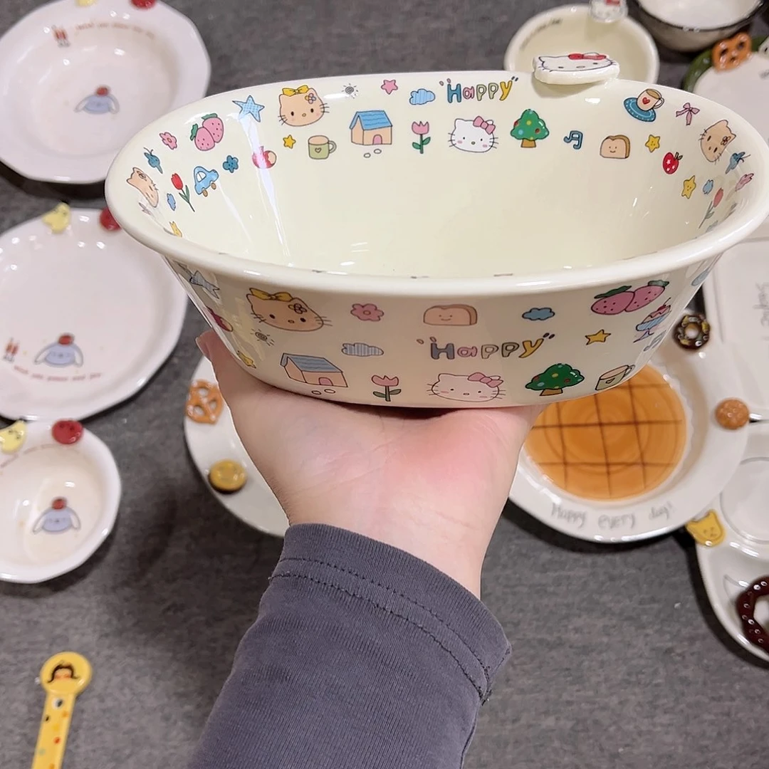 凯蒂猫陶瓷餐具系列浴缸碗