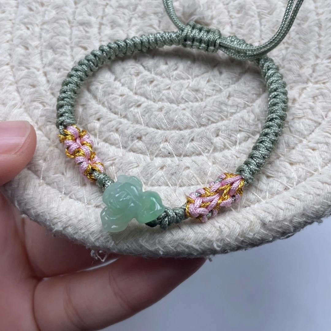 翡翠未镶嵌颈饰天然A货缅甸翡翠