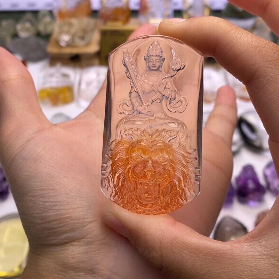 牧***野未镶嵌水晶颈饰定制