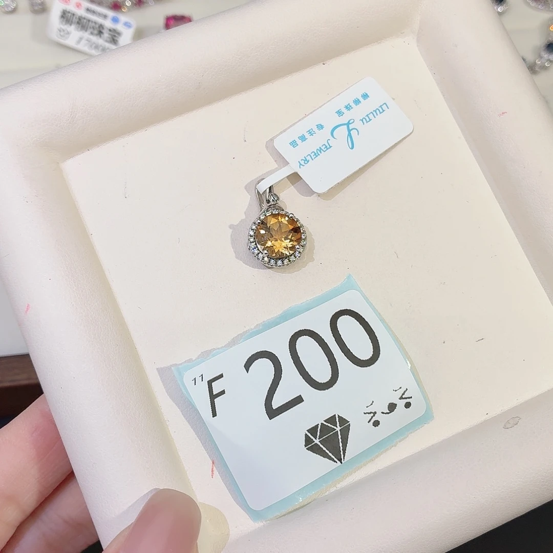 水晶珠宝半成品银S925镶嵌