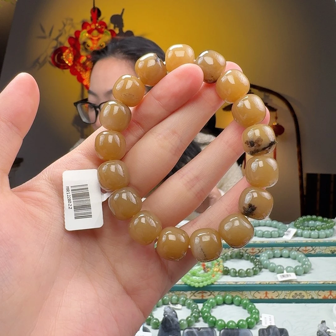 和田玉手串未镶嵌