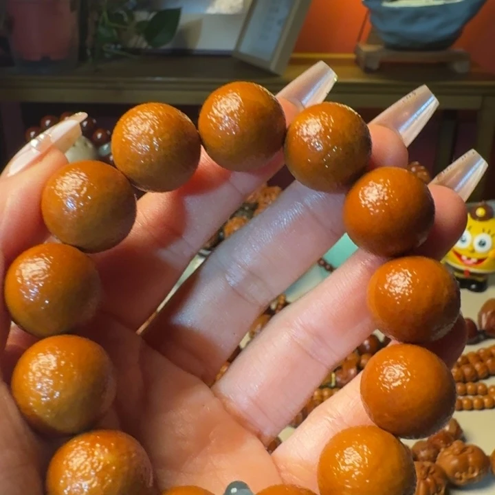 熊****橄榄核手串/手链手工橘子