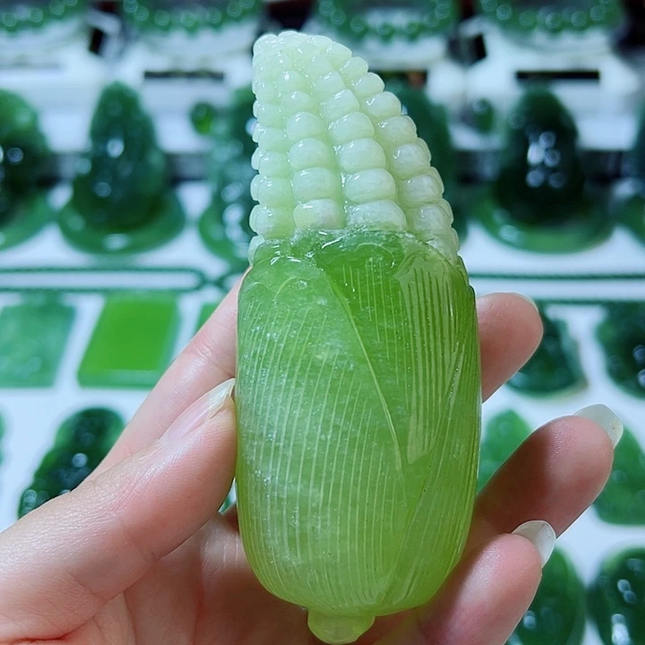 蛇纹石玉未镶嵌手把