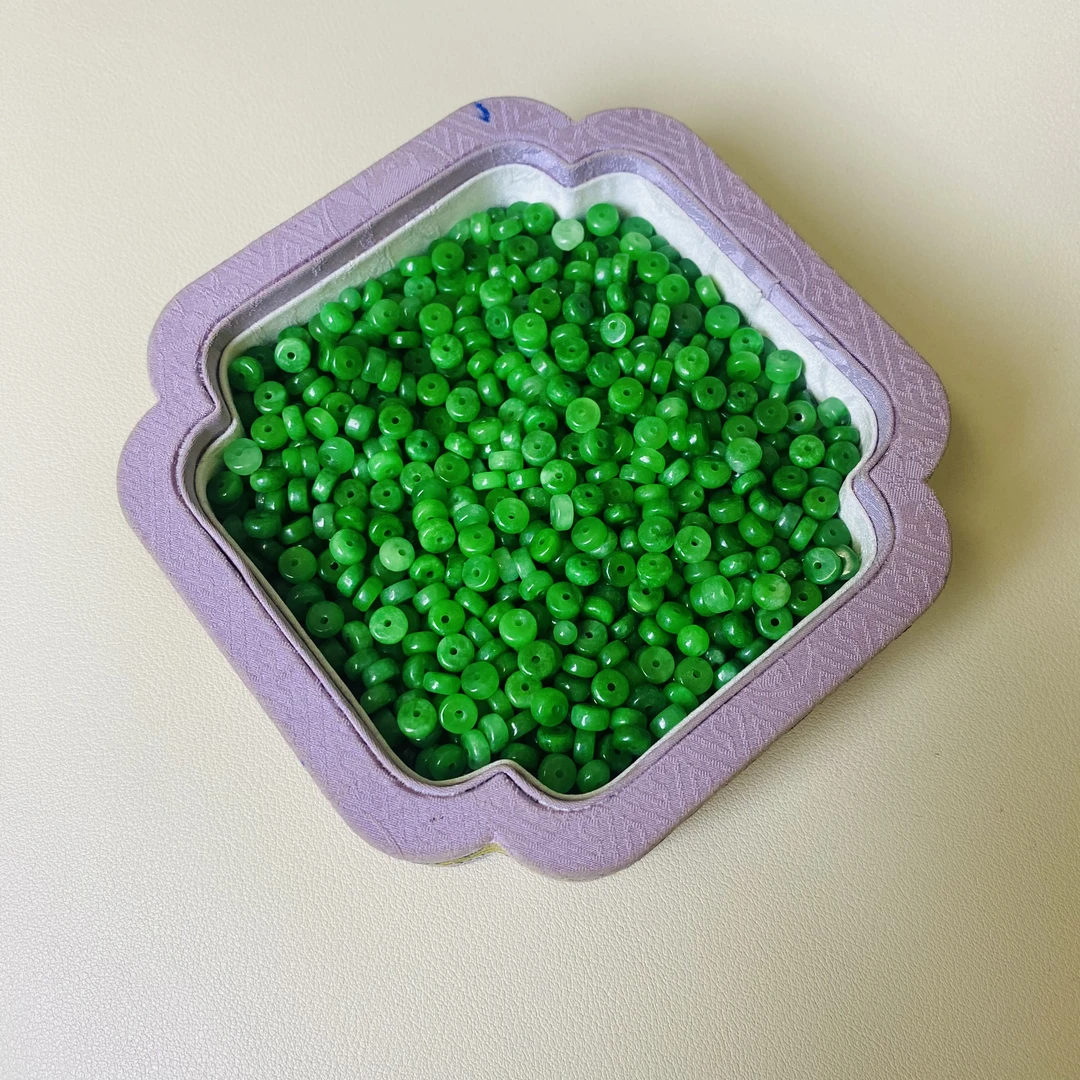 【20个】绿盘缠隔片轻奢小众珠宝饰品手串手链项链耳饰diy文玩配饰