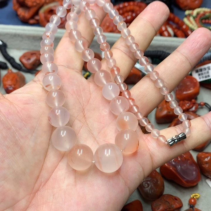 南红玛瑙未镶嵌套链