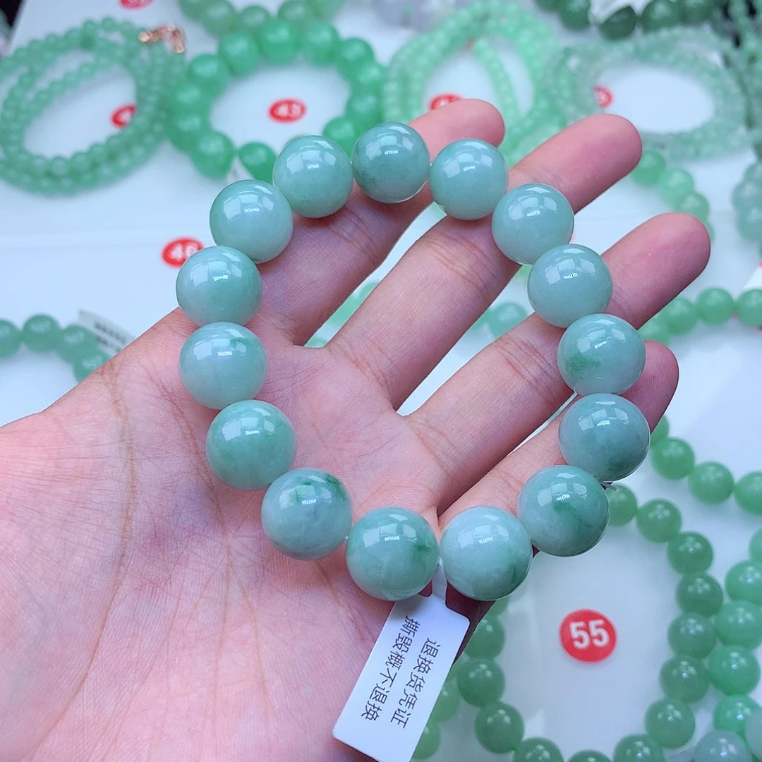 翡翠未镶嵌毛衣链