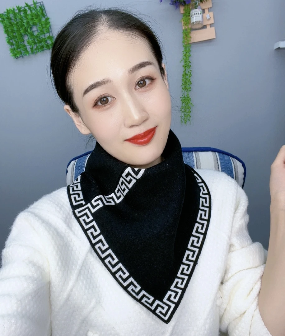 YY新款升级男女通用冬季保暖韩版百搭防寒脖套三角巾