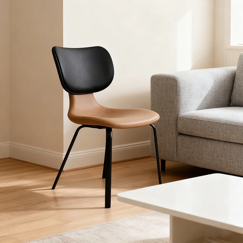 北欧简约创意椅子吃饭椅子家用设计师款椅子靠背椅餐椅家用靠背椅